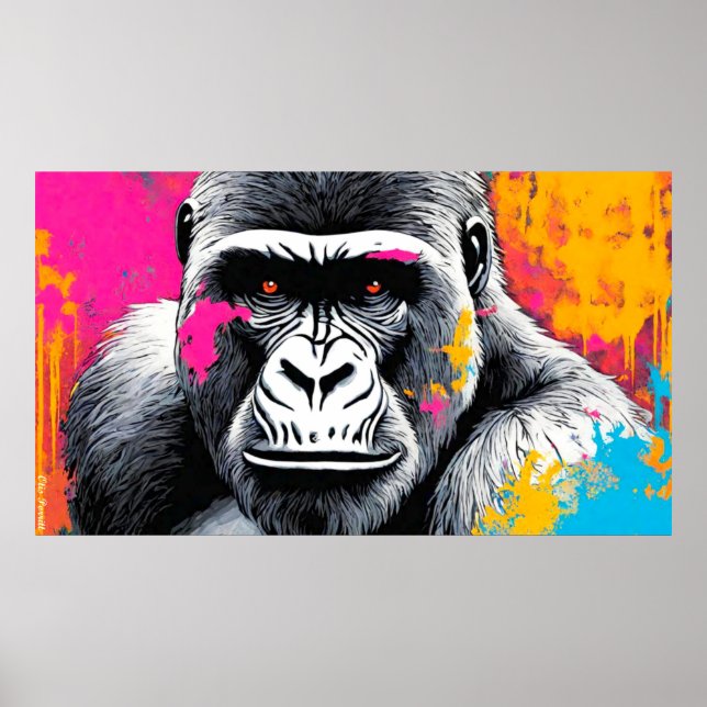 POSTER GORILLA 4 (Devant)
