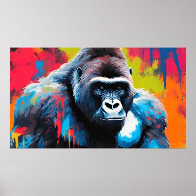 POSTER GORILLA 5 (Devant)