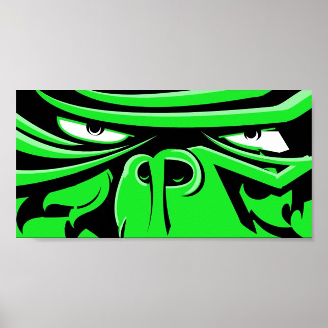 Poster Gorilla Eyez (Devant)