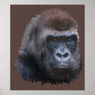 Poster Gorilla Silverback