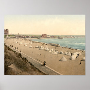 Poster Gorleston Beach, Norfolk, Angleterre tirage d'arch