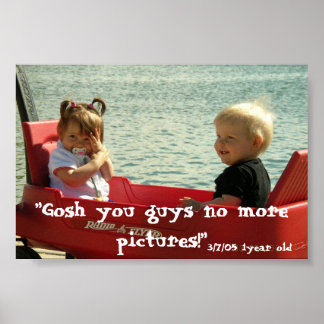 POSTER "GOSH YOU GUYS"