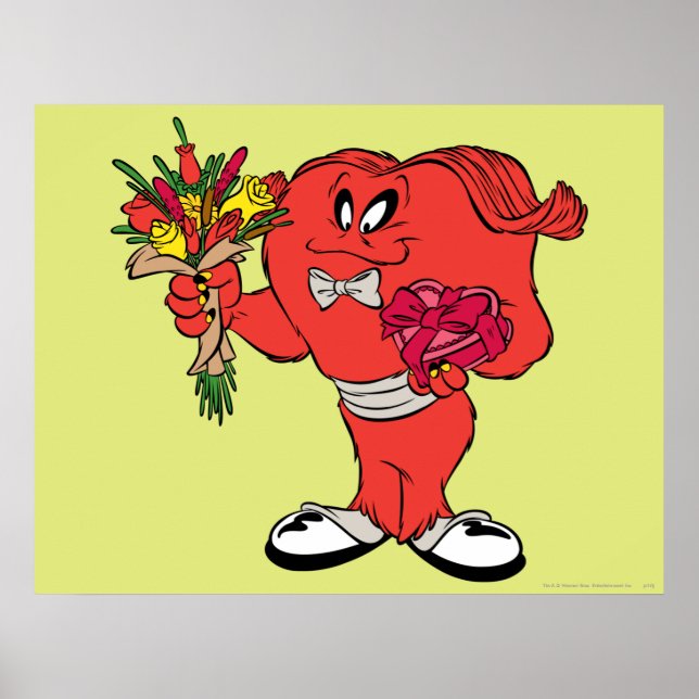 Poster Gossamer avec rose (Devant)