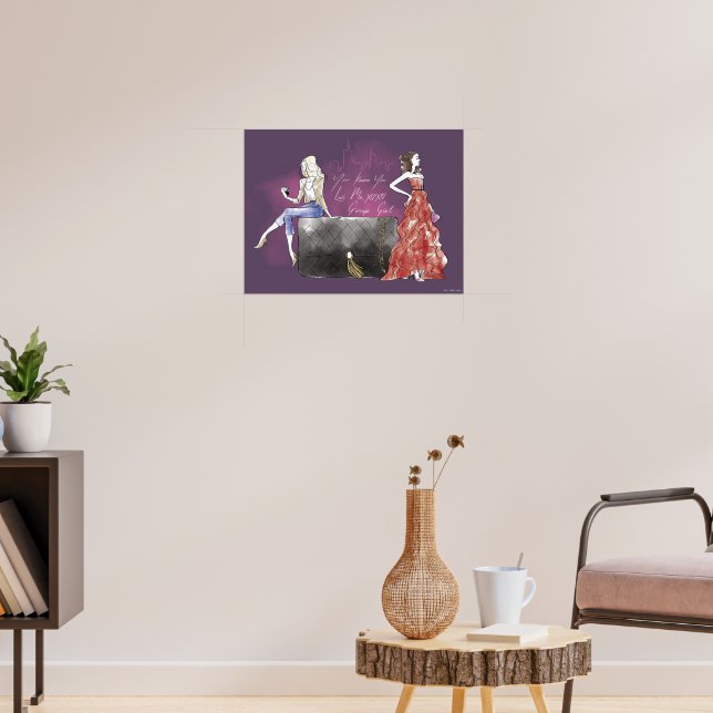 Poster Gossip Girl - Vous Savez Que Vous M'Aimez (Salon 3)