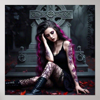 Poster Goth Girl 