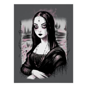 Poster Goth Mona Lisa