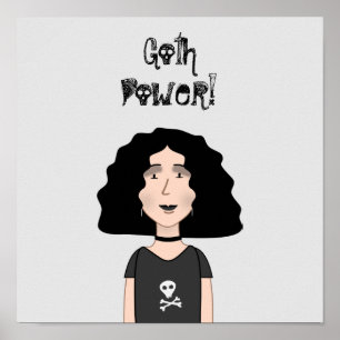 Poster Goth Power