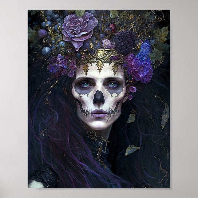Poster Goth Queen Imaginaire Art (Devant)