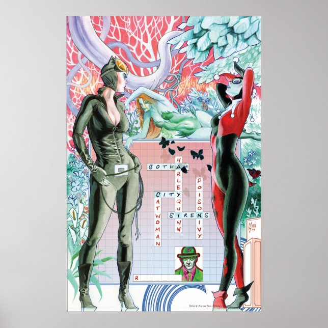 Poster Gotham City Sirens Cv10 (Devant)