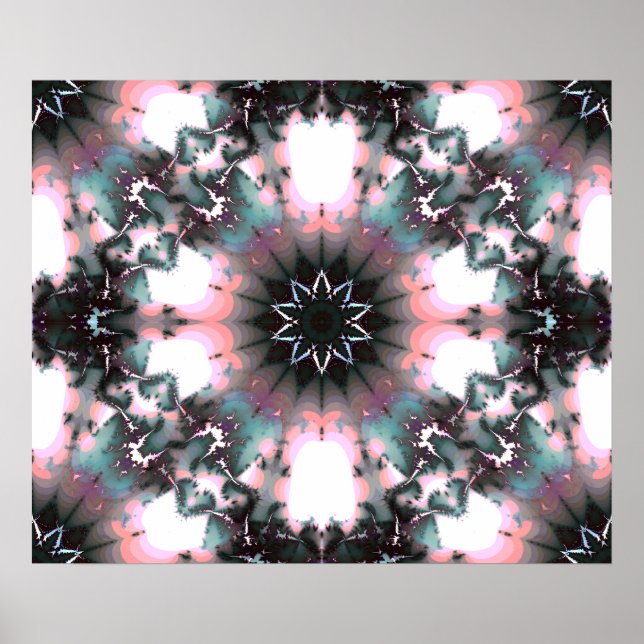 Poster Gothique Frozen Winter Spider Web (Devant)