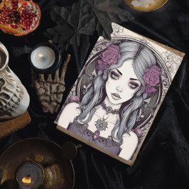 Poster Gothique Reverie Blue Girl