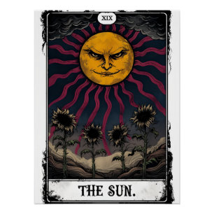 Poster Gothique Sun Tarot