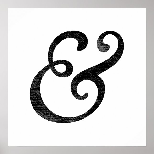 Poster Goudy Old Style Italique Letterpress Noir (Devant)