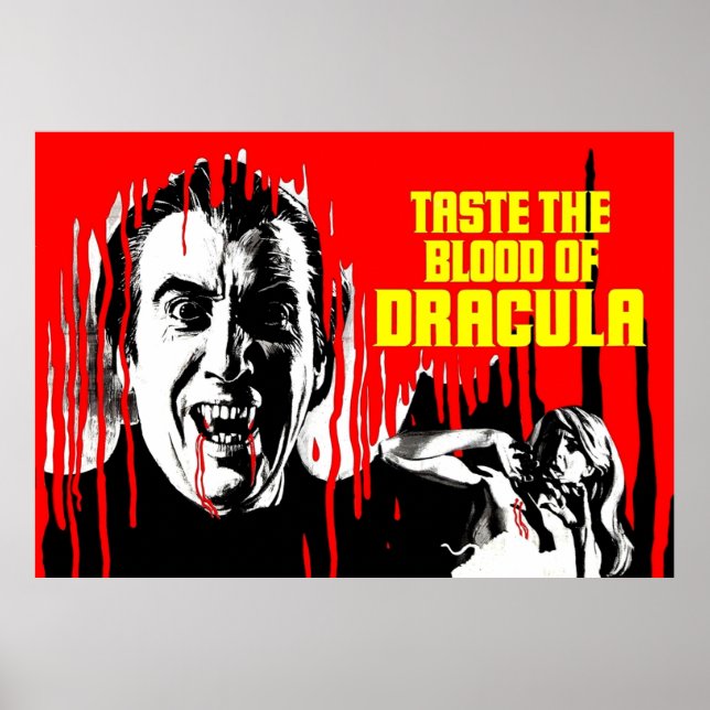 Poster Goûtez le sang de Dracula (Devant)