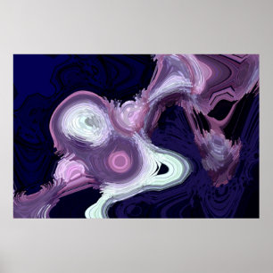 Poster Goutte Blocky