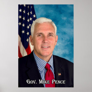 Poster Gouverneur Mike Pence