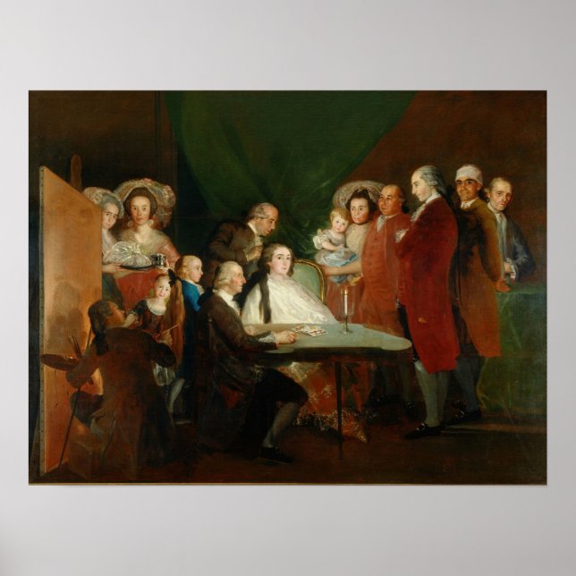 Poster Goya - Famille Infanta De Don Luis 1783 (Devant)