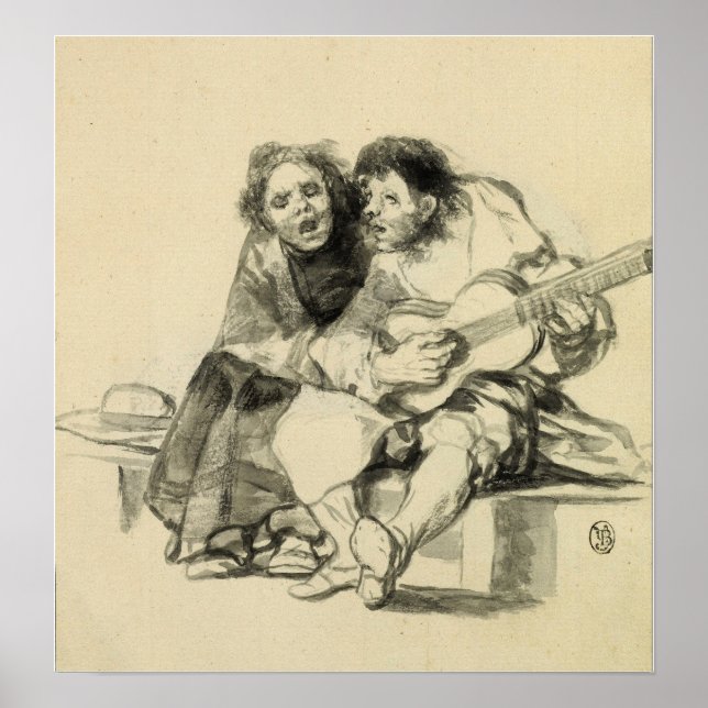 Poster Goya - Ils sont très en harmonie (Devant)