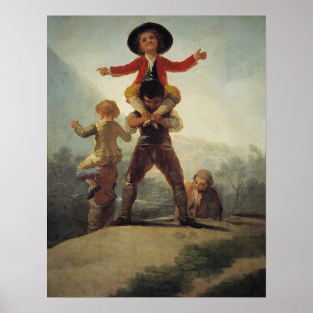 Poster Goya - Kurinnie Lutte. "Cheval et cavalier" 1791 (Devant)