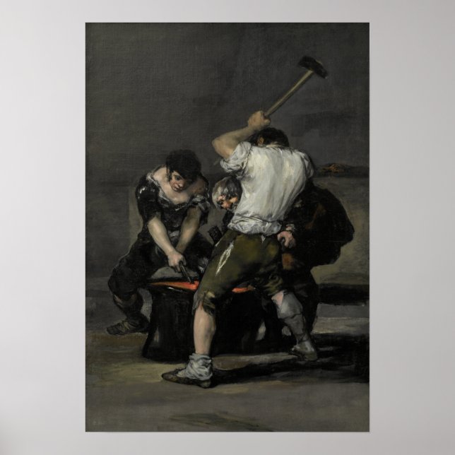 Poster Goya - Kuznitsa 1815 (Devant)