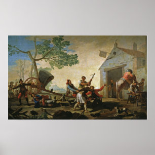Poster Goya - Querelle à la taverne Venta Nueva 1777