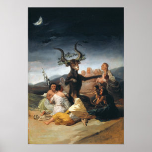 Poster Goya - Sabbat de sorcières 1797