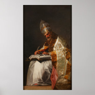 Poster Goya - St. Grégoire le Grand 1797