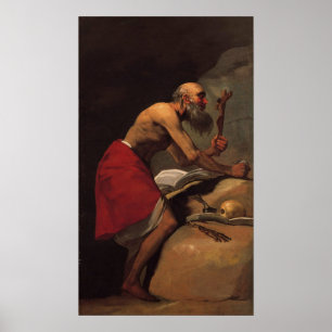 Poster Goya - St. Jérôme 1798