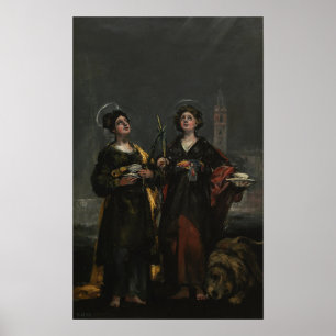 Poster Goya - Ste Husta et Ste Rufine 1817