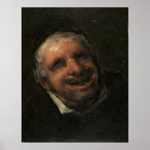 Poster Goya - Tête de vieil homme 1819