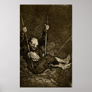 Poster Goya - Vieux Balançoire 1820