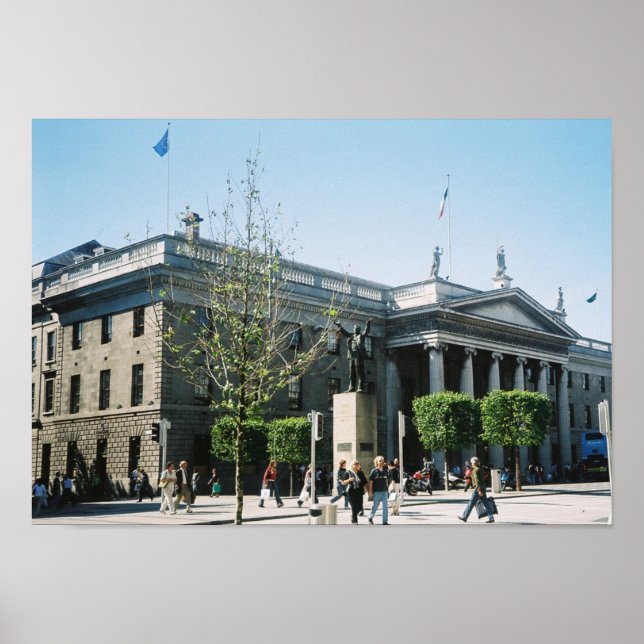 Poster GPO, O'Connell St. Dublin City Centre, Irlande (Devant)