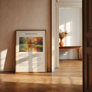 Poster Grace Extraordinaire Vintage minimal Hymn Mur Art