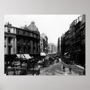Poster Gracechchurch Street, Londres, c.1890