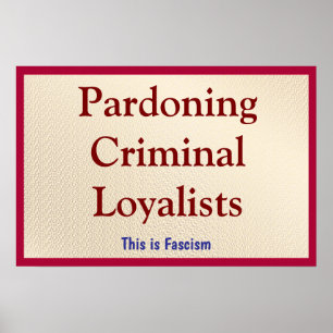 Poster Gracier des loyalistes criminels
