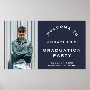 Poster Grad 2024 Homme Photo Marine Welcome Graduation Pa