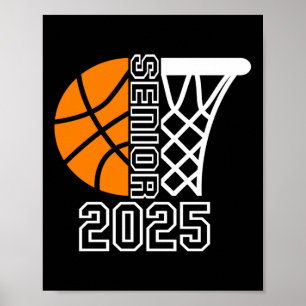 Poster Graduate Senior Cl De 2025 Joueur De Basketball Gr