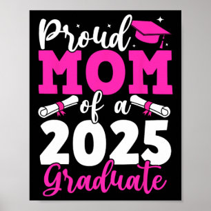 Poster Graduation 2025 Fier Maman D'Un Diplômé Mothe 2025