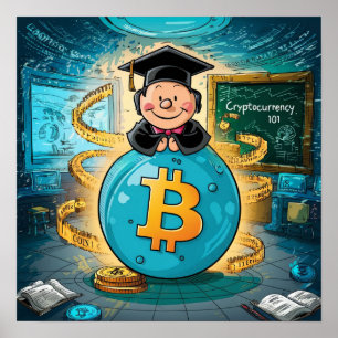 Poster Graduation de crypto-monnaie