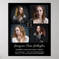 Graduation Keepsaké Photo moderne Collage Classy B