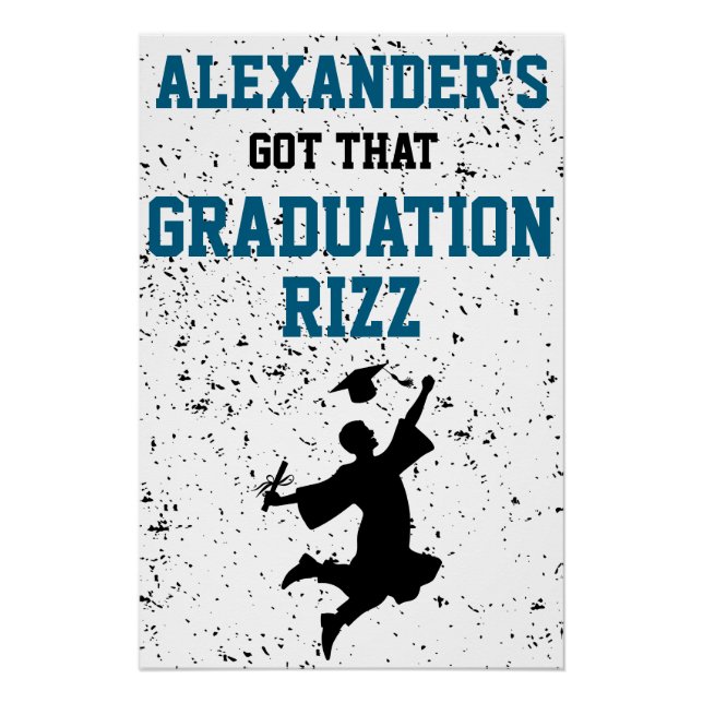 Poster Graduation Rizz (Devant)