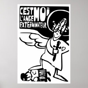 Poster Graffiti 1968 - extermination d'étudiant de Paris