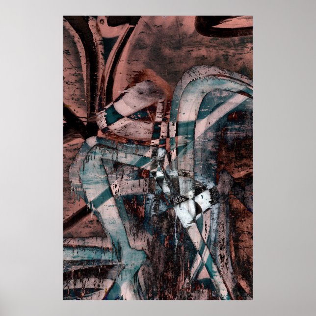 Poster graffiti Abstrait (Devant)