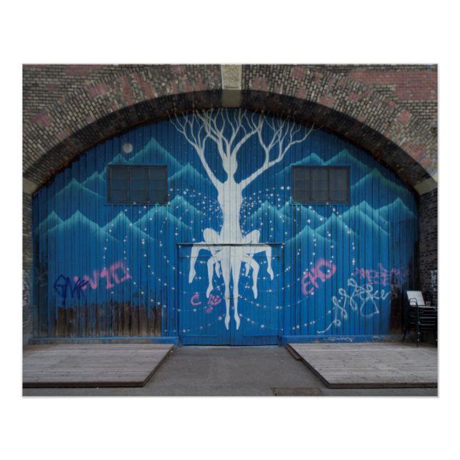 Poster Graffiti Arbre De Vie (Devant)