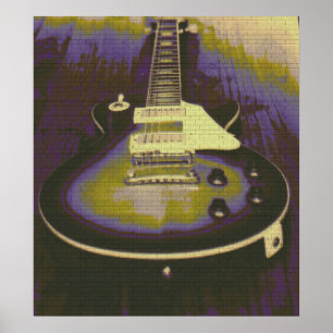 Poster Graffiti de guitare