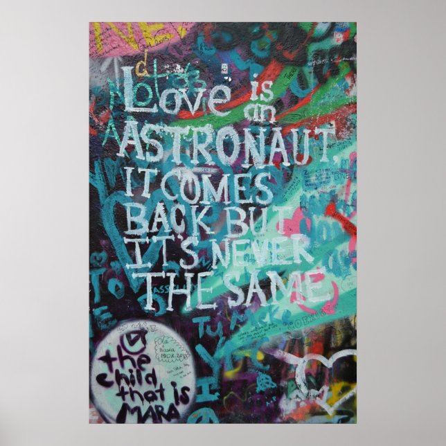 Poster Graffiti de Prague (Devant)