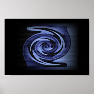 Poster Graffiti d'ouragan