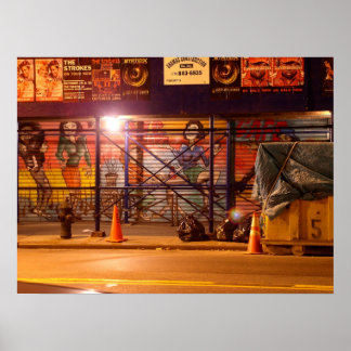 Poster Graffiti du Village Est