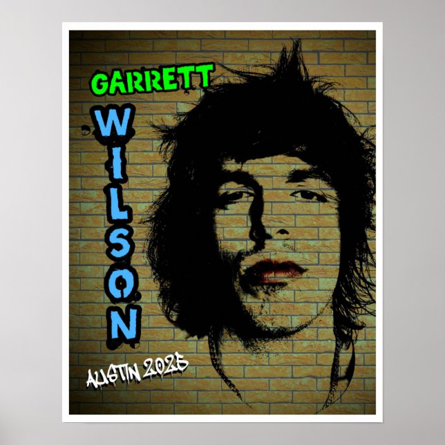 Poster Graffiti Garrett Wilson 2025 (Devant)