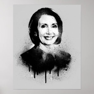 Poster Graffiti Nancy Pelosi